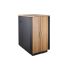 LDR Assembled Soundproof 18U Cabinets ( Black and Wood Color), 3 Pcs Low Noise Fans,2pcs Side Panels, Lockable And Removable Barrel Locking.
